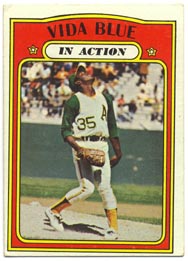 1972 Topps Baseball Cards      170     Vida Blue IA